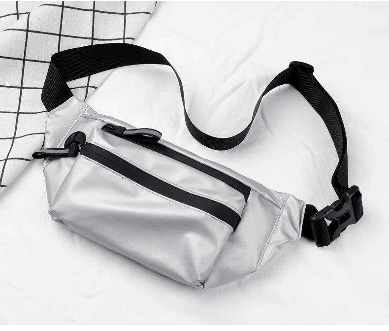 Brand Men Waist Bag Sports Fanny Pack Running Bicycle Chest Bag Male Sling Crossbody Bag Casual Hip Belt Bag Male Waist Packs