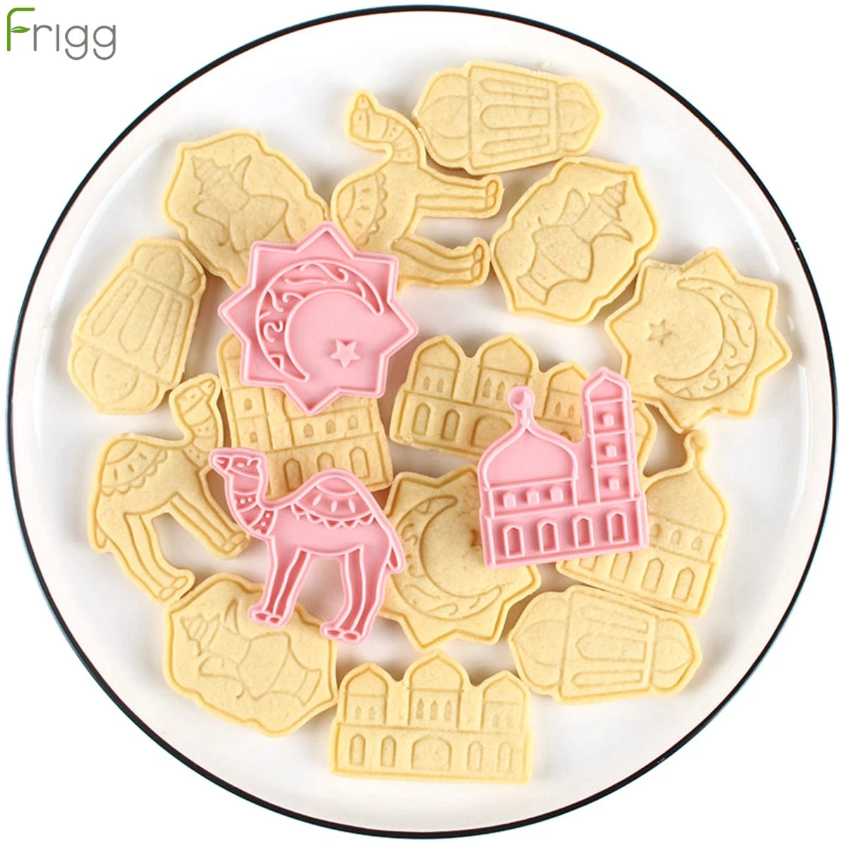 Eid Mubarak Biscuit Mold Cookie Cutters DIY Cake Baking Tools Islamic Muslim Party Decor Ramadan Decor for Home 2025 Al Adha