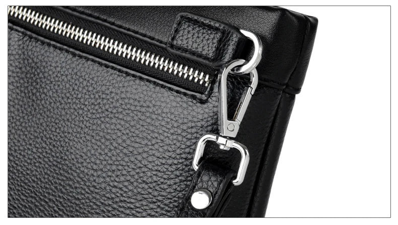 Luxury Brand Business Men Wallet Leather Man Clutch Bag Coins Pocket Purse Casual Envelope Long Wallets Male Handy Bag For IPAD