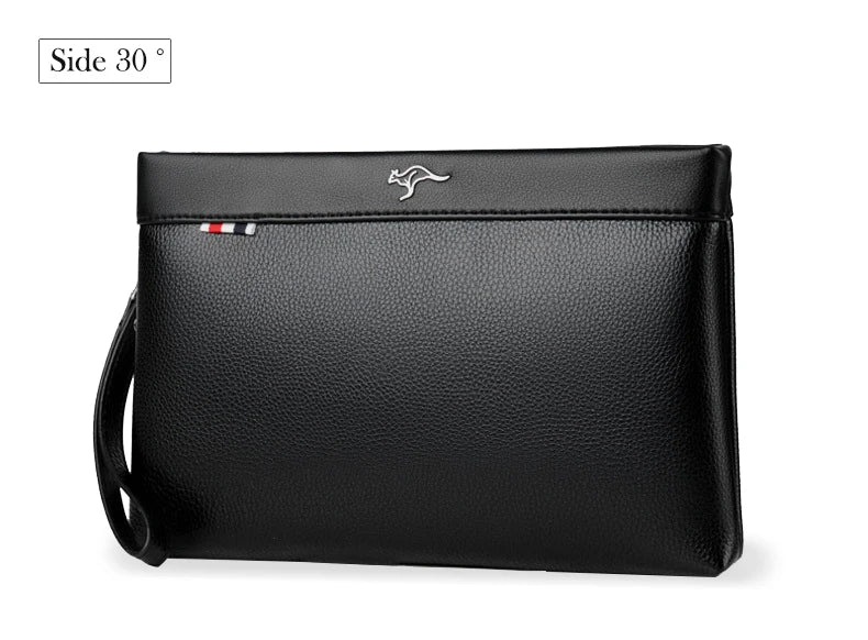 Luxury Brand Business Men Wallet Leather Man Clutch Bag Coins Pocket Purse Casual Envelope Long Wallets Male Handy Bag For IPAD