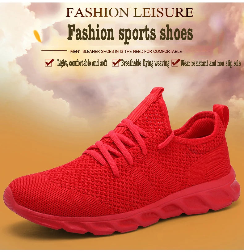 Hot Sale Light Running Shoes Comfortable Casual Men's Sneaker Breathable Non-slip Wear-resistant Outdoor Walking Men Sport Shoes