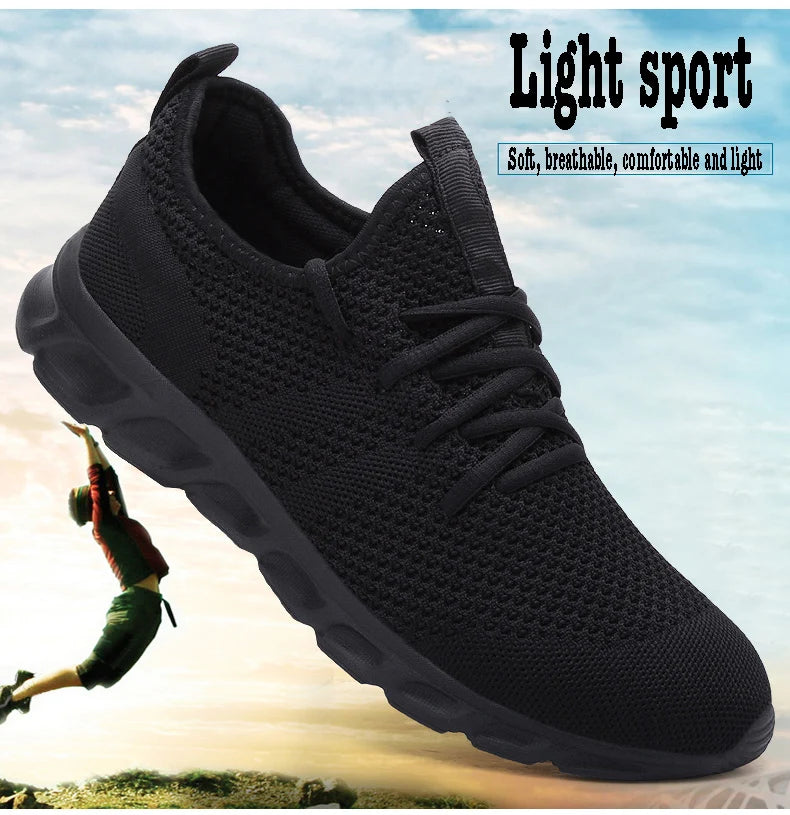 Hot Sale Light Running Shoes Comfortable Casual Men's Sneaker Breathable Non-slip Wear-resistant Outdoor Walking Men Sport Shoes