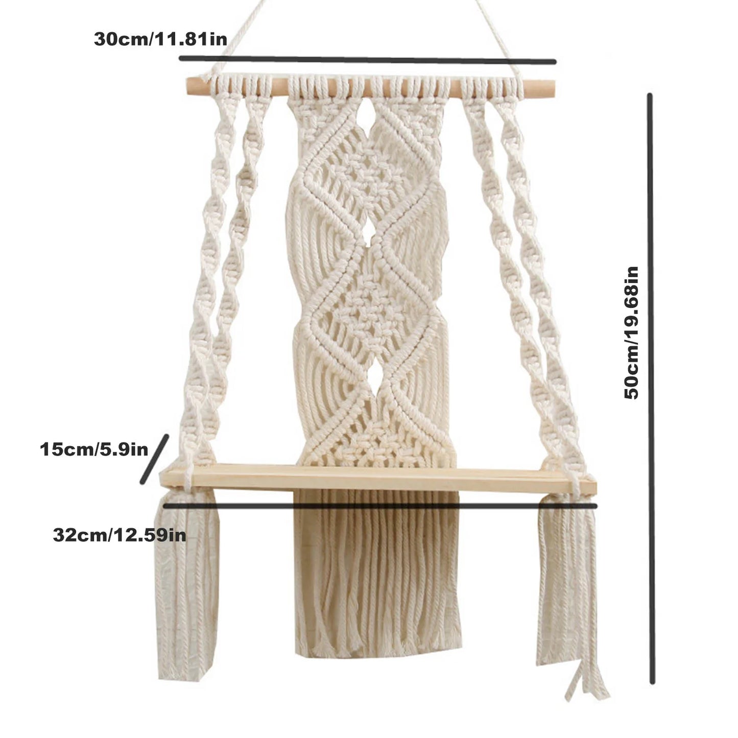 Hand-woven Pendant Macrame Wall Hanging Boho Woven Tapestry Bohemian Crafts Room Decoration Gorgeous Tapestry For Home Decor