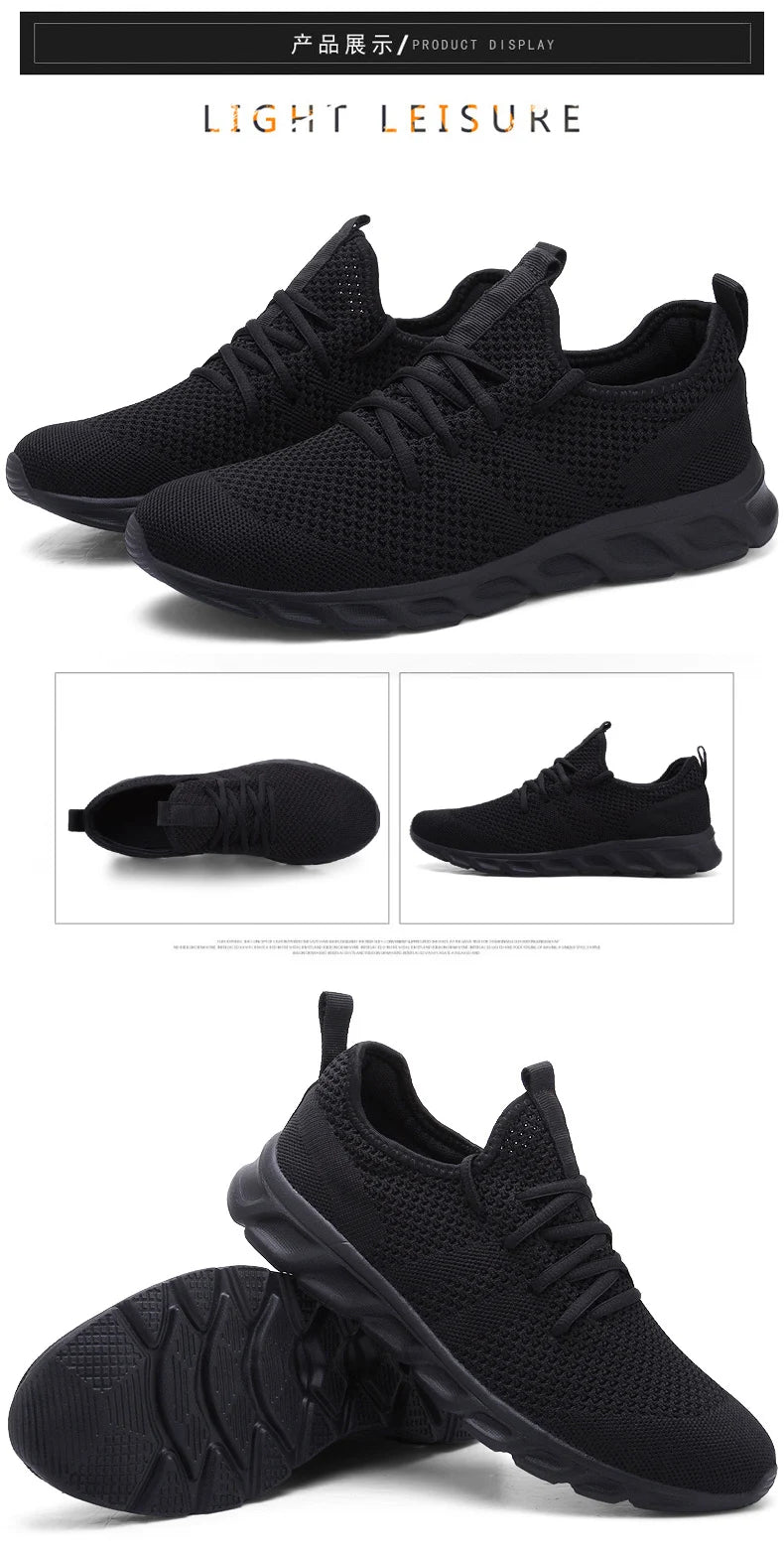 Hot Sale Light Running Shoes Comfortable Casual Men's Sneaker Breathable Non-slip Wear-resistant Outdoor Walking Men Sport Shoes