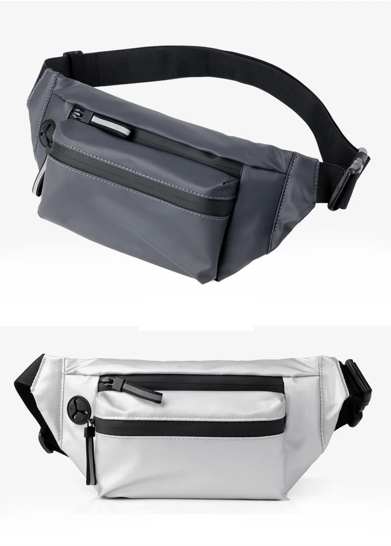 Brand Men Waist Bag Sports Fanny Pack Running Bicycle Chest Bag Male Sling Crossbody Bag Casual Hip Belt Bag Male Waist Packs