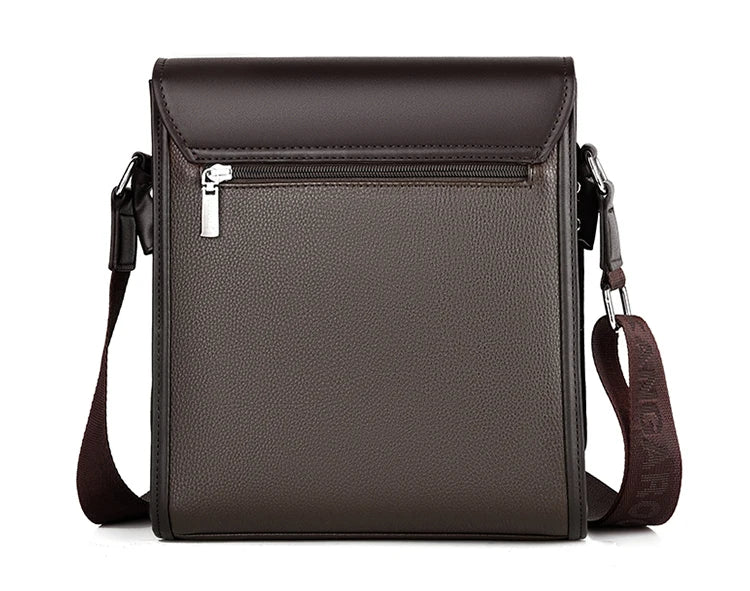 Luxury Brand Messenger Bag Men Leather Side Shoulder Bag For Men Business Office Work Bag Male Briefcase Casual Crossbody Bag