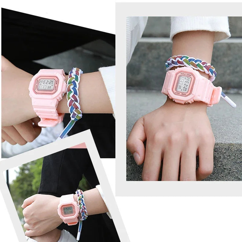 Fashion Silicone Jelly Women Watches Waterproof Sport Watch For Women Men Reloj Digital Mujer Relogio Feminino Ladies Clock