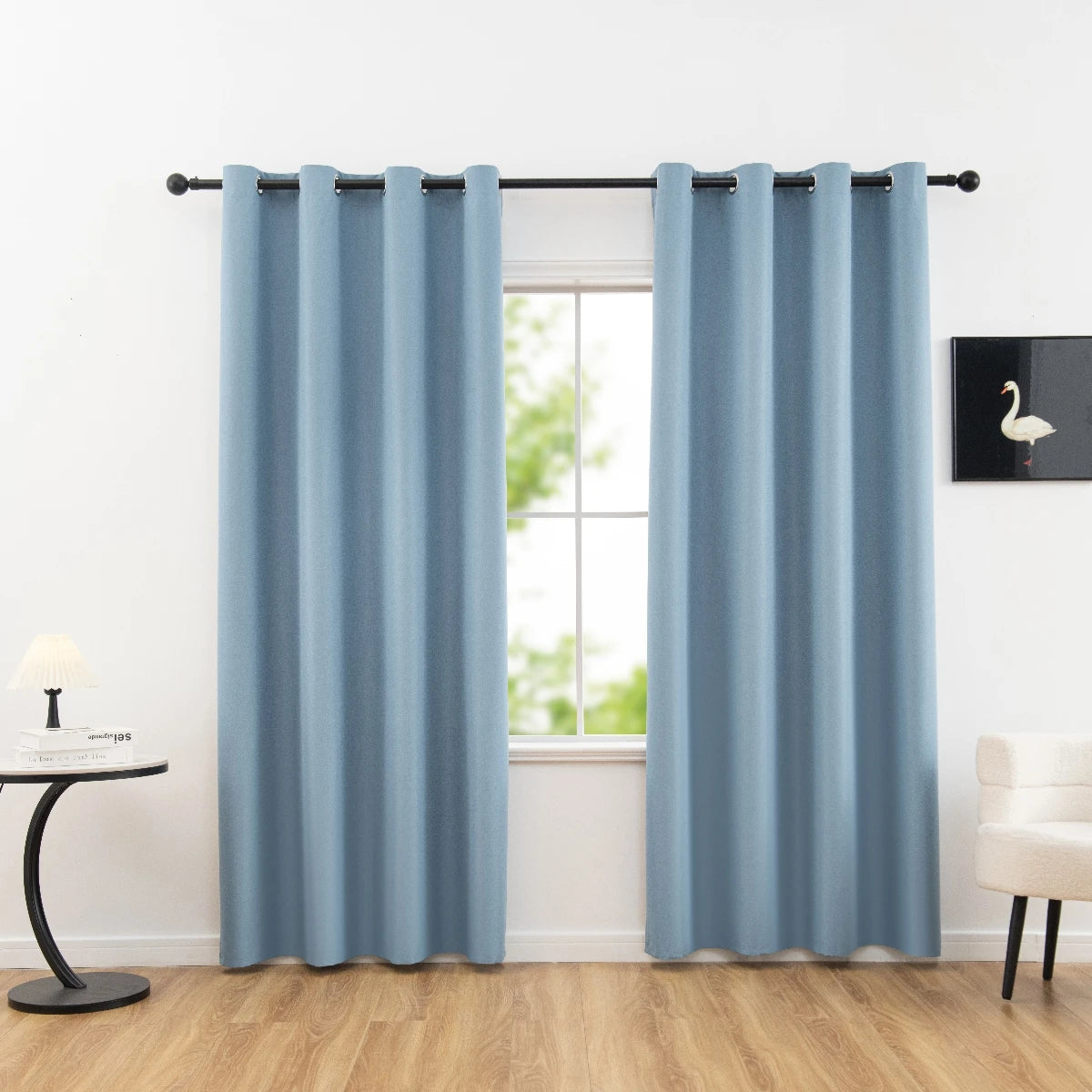 1pc Blackout Curtain with Coated Insulated Lining, Ideal for Living Room, Bedroom, Kitchen, Bathroom, Home Decor, Room Decor