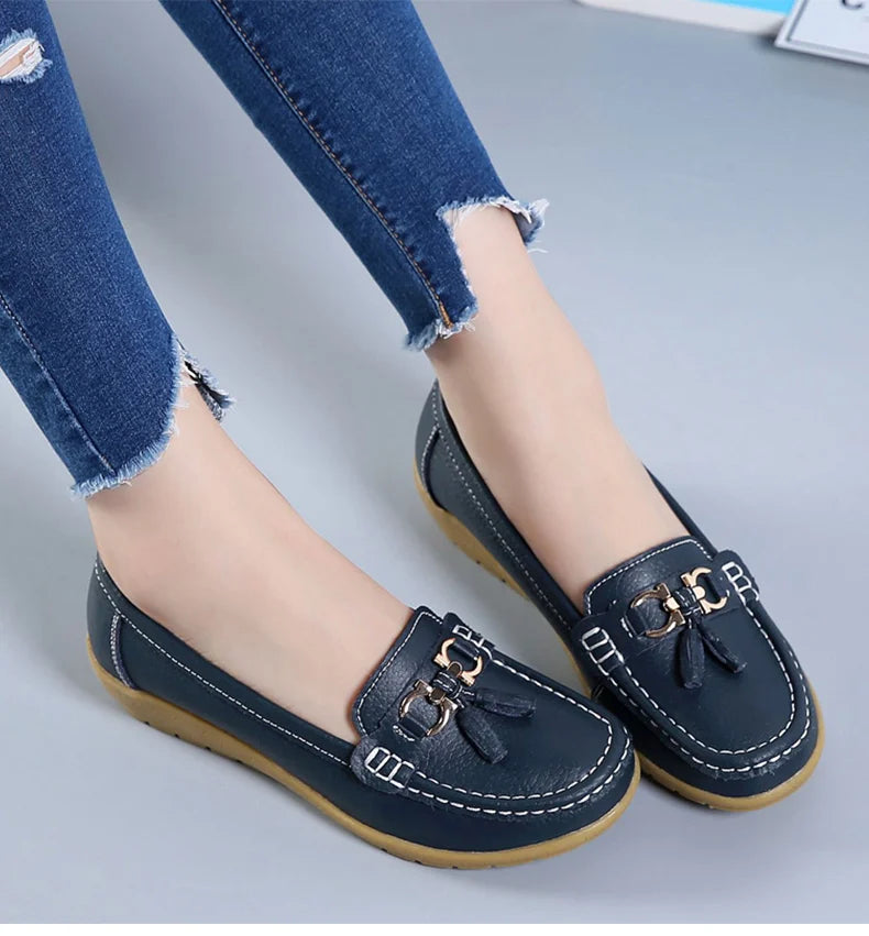 Women Shoes Slip On Loafers For Ballet Flats Women Moccasins Casual Sneakers Zapatos Mujer Flat Shoes For Women Casual Shoes