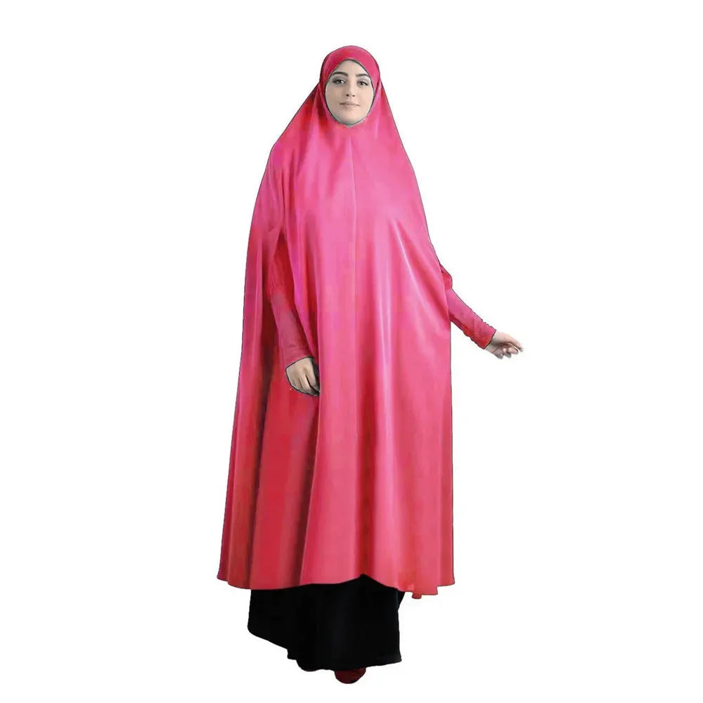 Eid Hooded Muslim Women Hijab Dress Prayer Garment Robe Abaya Long Khimar Full Cover Ramadan Gown Abayas Islamic Clothes Niqab