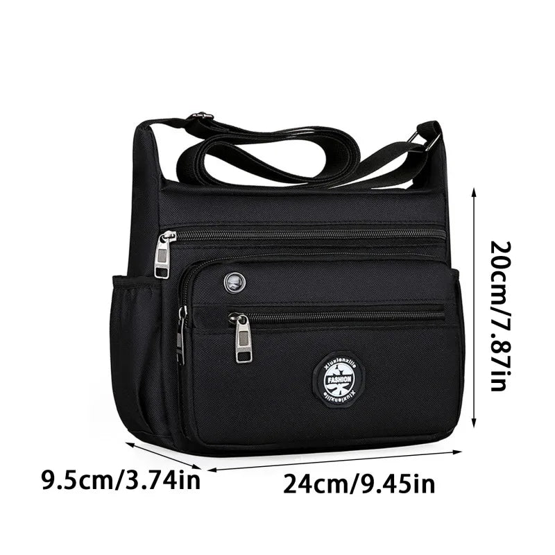 2024 Men's Messenger Bag Crossbody Shoulder Bags Men Small Sling Pack For Work Business Waterproof Oxford Packs Satchel Purse