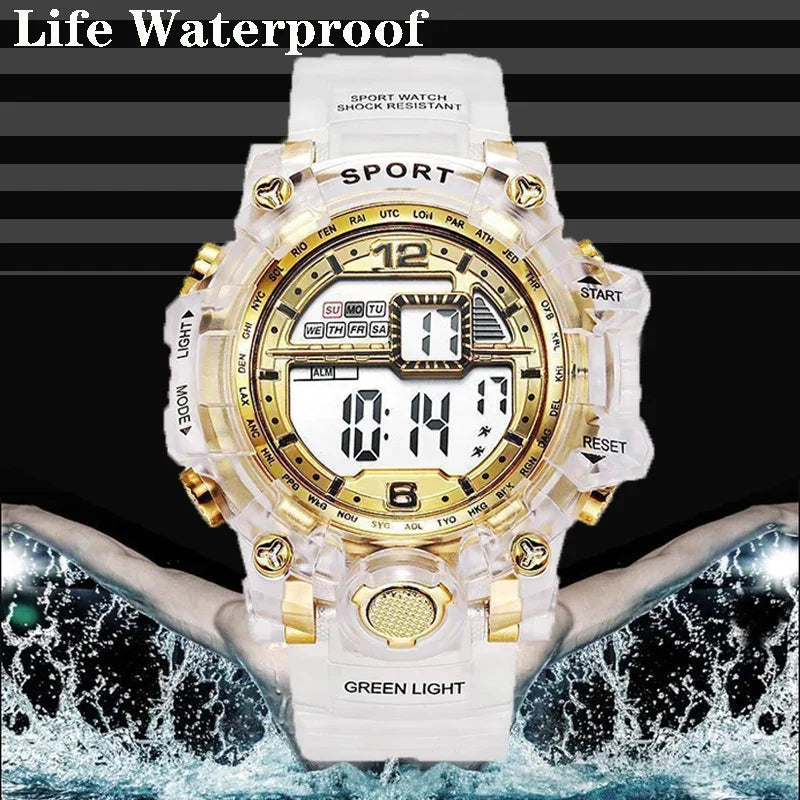 Men's LED Digital Watches Luminous Waterproof Men Sport Watch For Man Student Date Army Military Clock Relogio Masculino