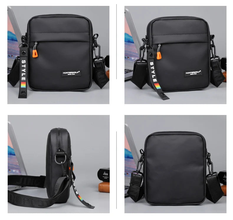 Casual Mini Crossbody Bag Small Men's Shoulder Bag Men Diagonal Small Backpack Light Messenger Phone Bag Boy Fanny Chest Pack