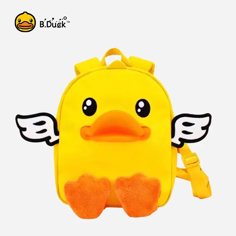 B.Duck Kids Backpacks Toddler Yellow Duck Preschool Kindergarten Backpack Little Kid Daycare School Bookbag