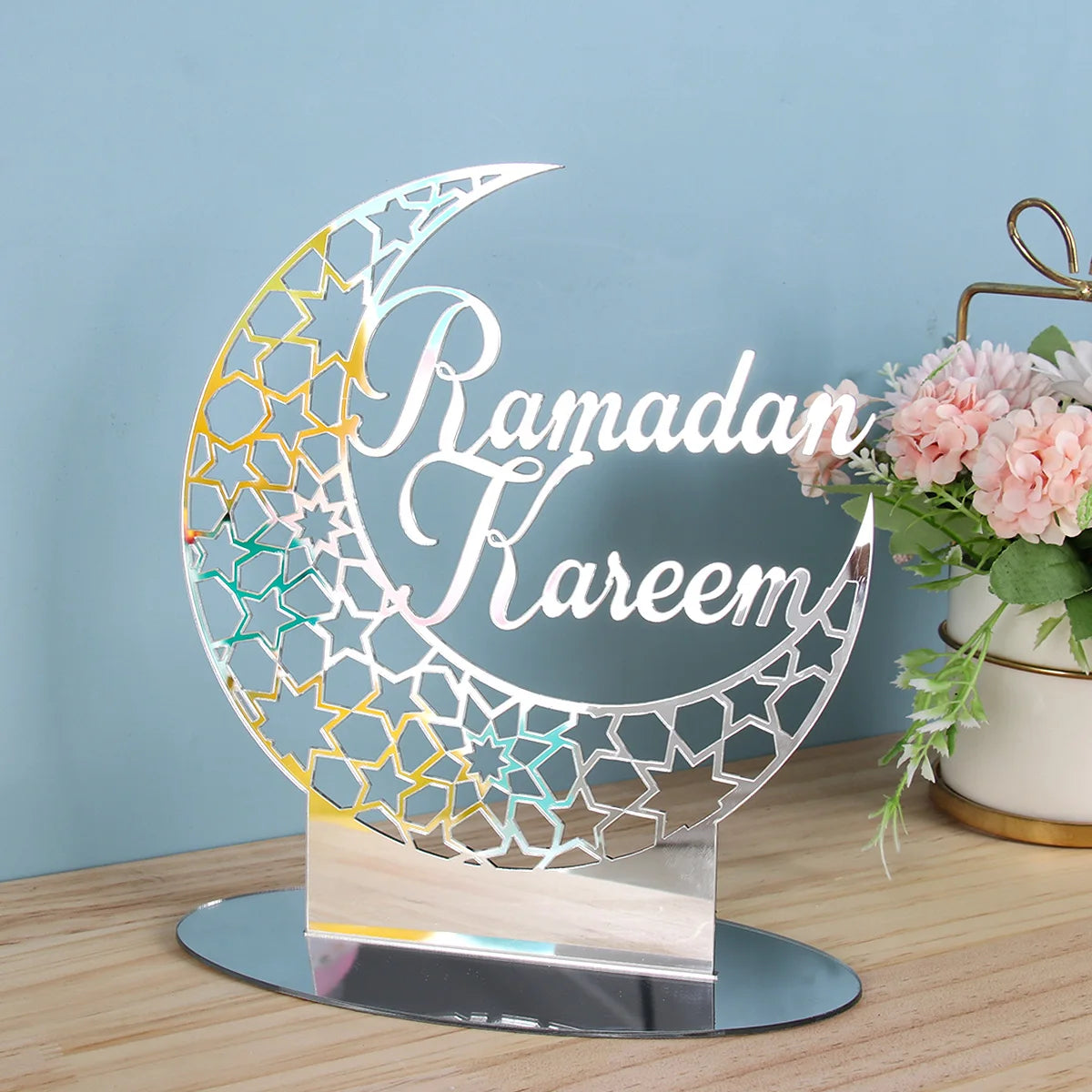 Eid Mubarak Ornaments Ramadan Decortion for Home 2025 Islam Muslim Party Supplies Ramadan Kareem Aid Eid al-Fitr Decor Kid Gifts