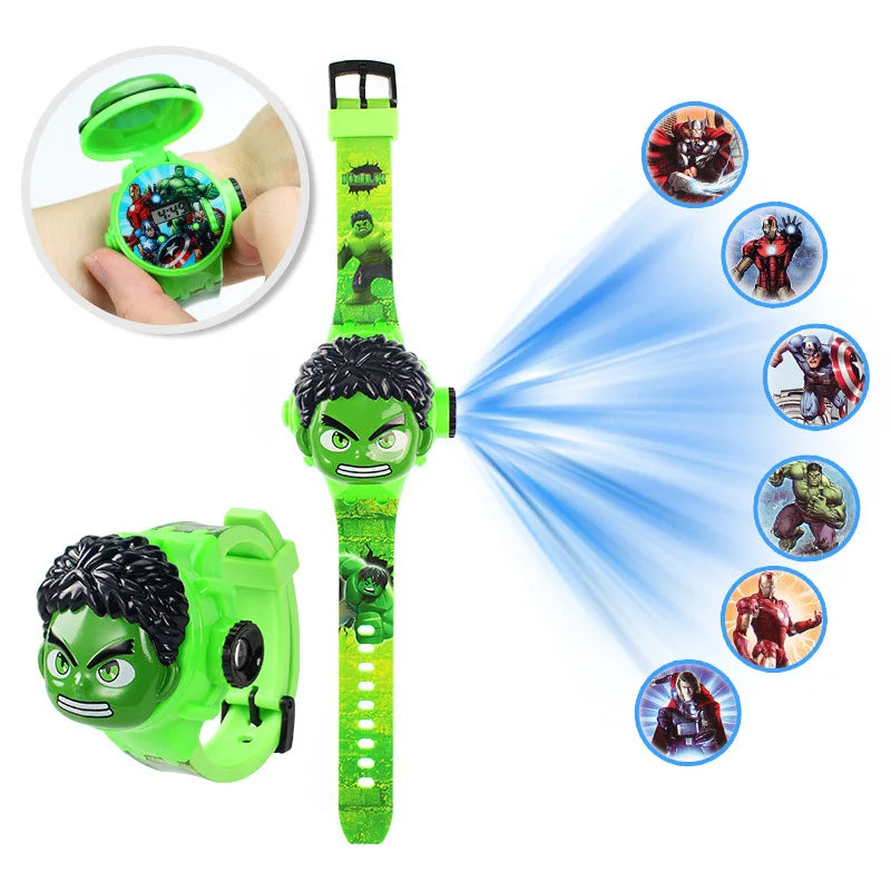 Lumens Cartoon Children's Watch Piece Colorful Flash With Waterproof