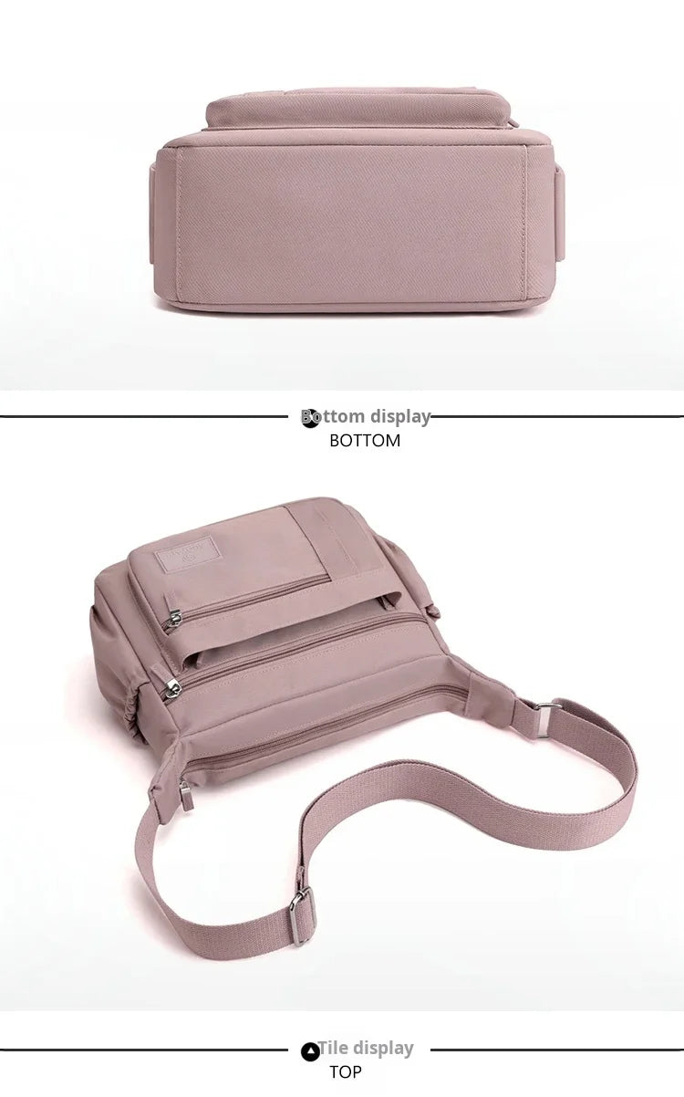 Shoulder Bag Crossbody Bag for Women Messenger Bags Waterproof Nylon Ladies Handbag