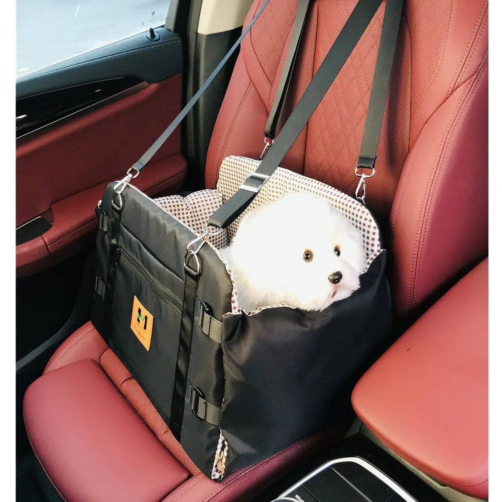 Dog Car Seat for Medium Dogs, Anti-Slip Dog Booster Car Seat Large cats Medium Dog Carrier Shoulder carrying Safety Travel Bag