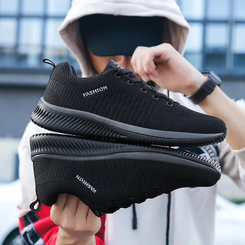 Athletic Shoes for Men Shoes Sneakers Black  Casual Men Women Knit Sneakers Breathable Athletic Running Walking Gym Shoes