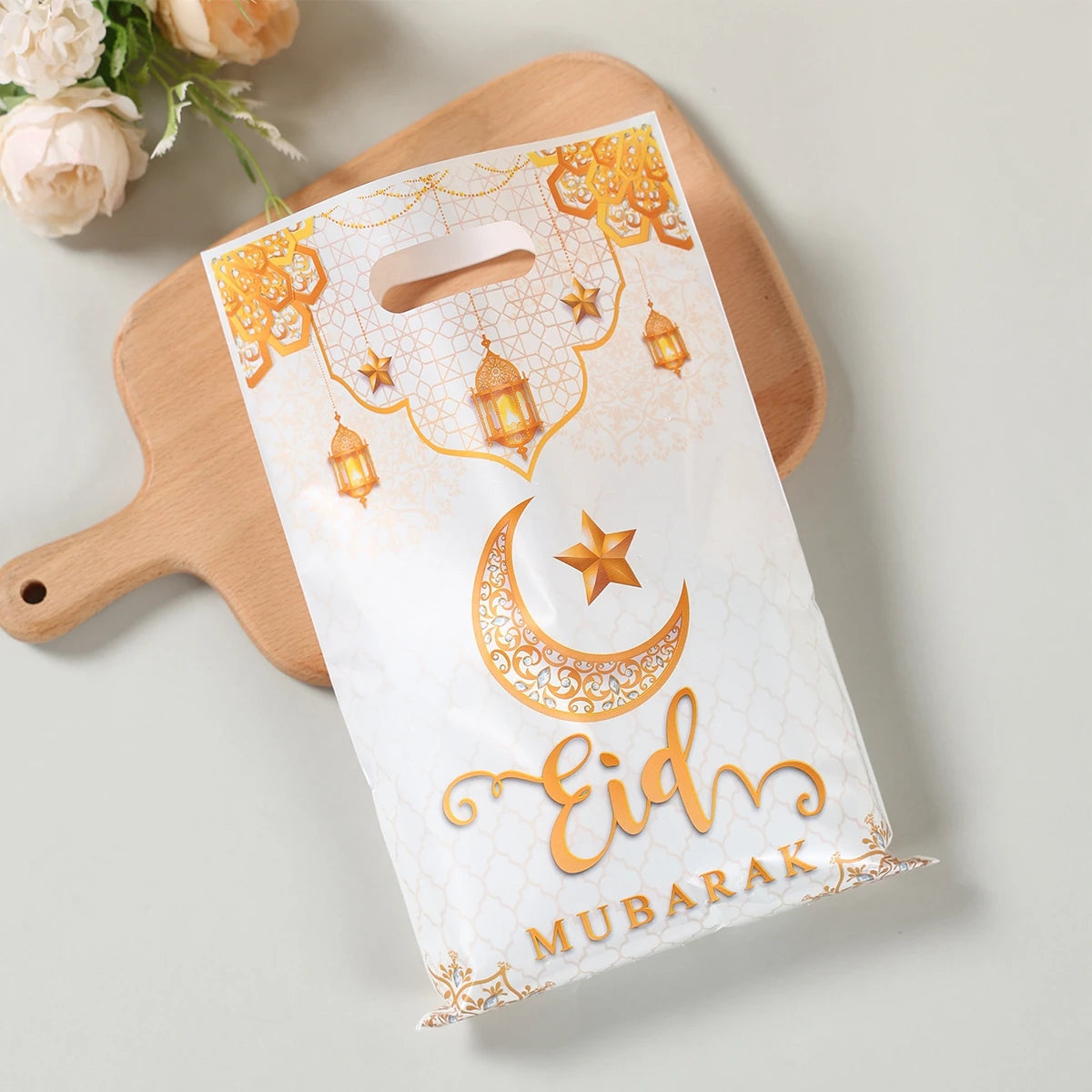 EID Mubarak Decoration Gift Bags Ramadan Decoration 2025 for Kid Candy Bags Ramadan Kareem Islamic Muslim Party Eid Al Adha Gift