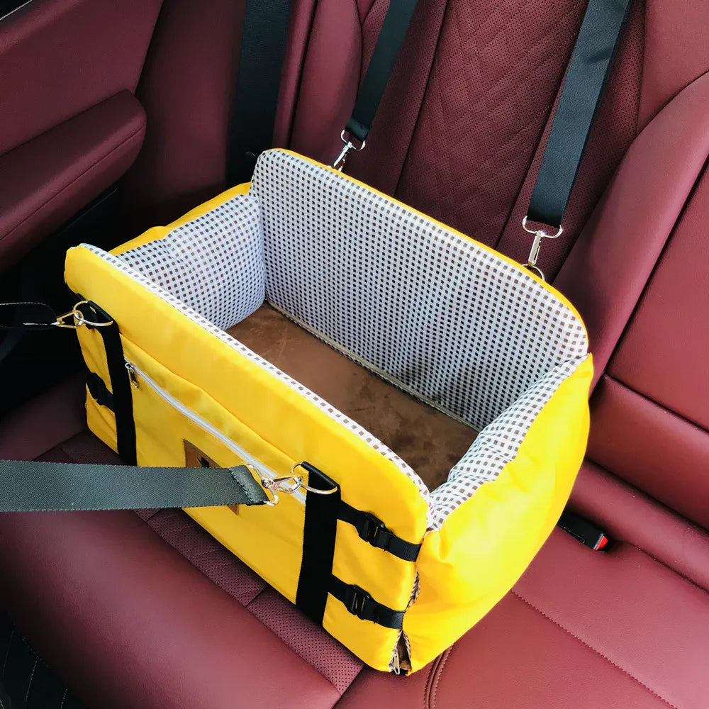 Dog Car Seat for Medium Dogs, Anti-Slip Dog Booster Car Seat Large cats Medium Dog Carrier Shoulder carrying Safety Travel Bag