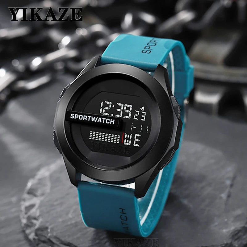 Men's Sports Watch Military Digital Men Watches Multifunction Clock Waterproof Luminous LED Electronic Wristwatch for kids Boys