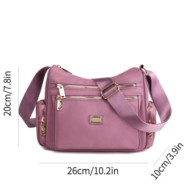 Shoulder Bag Crossbody Bag for Women Messenger Bags Waterproof Nylon Ladies Handbag