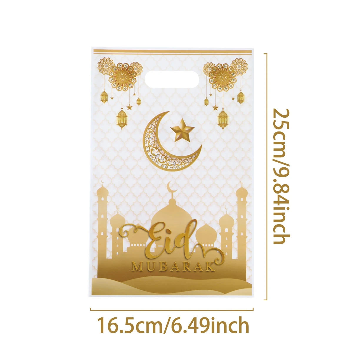 EID Mubarak Decoration Gift Bags Ramadan Decoration 2025 for Kid Candy Bags Ramadan Kareem Islamic Muslim Party Eid Al Adha Gift