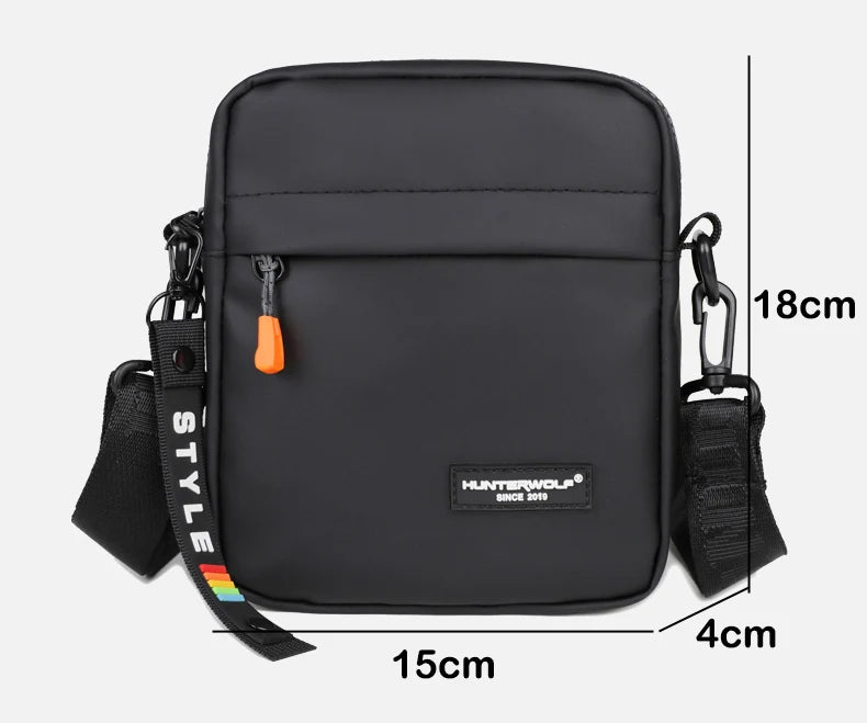 Casual Mini Crossbody Bag Small Men's Shoulder Bag Men Diagonal Small Backpack Light Messenger Phone Bag Boy Fanny Chest Pack