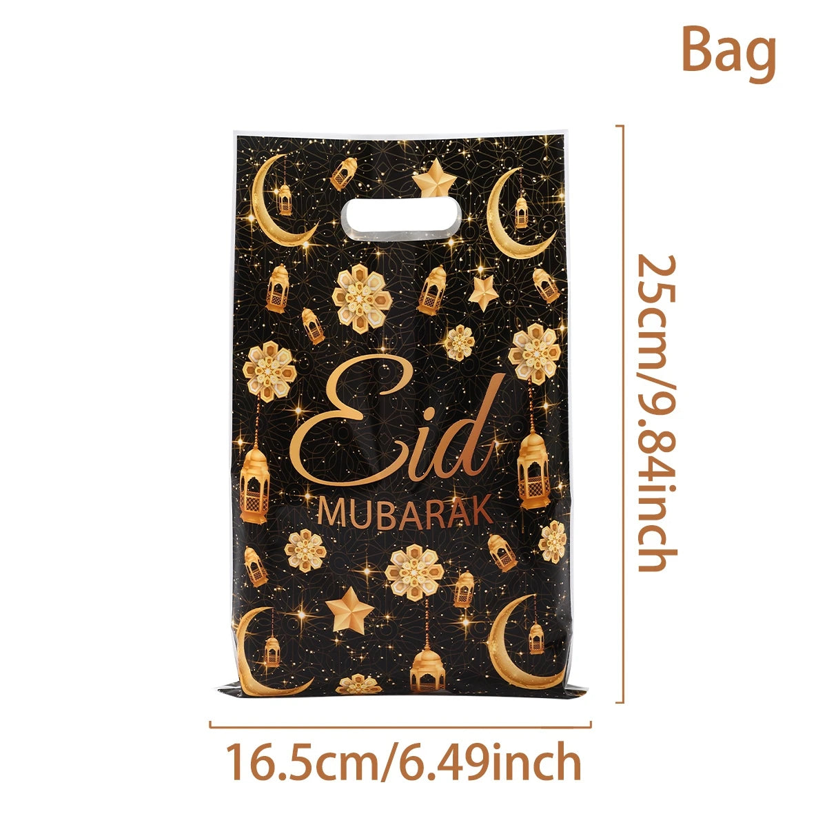 EID Mubarak Decoration Gift Bags Ramadan Decoration 2025 for Kid Candy Bags Ramadan Kareem Islamic Muslim Party Eid Al Adha Gift