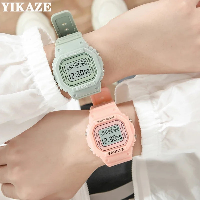 Fashion Silicone Jelly Women Watches Waterproof Sport Watch For Women Men Reloj Digital Mujer Relogio Feminino Ladies Clock