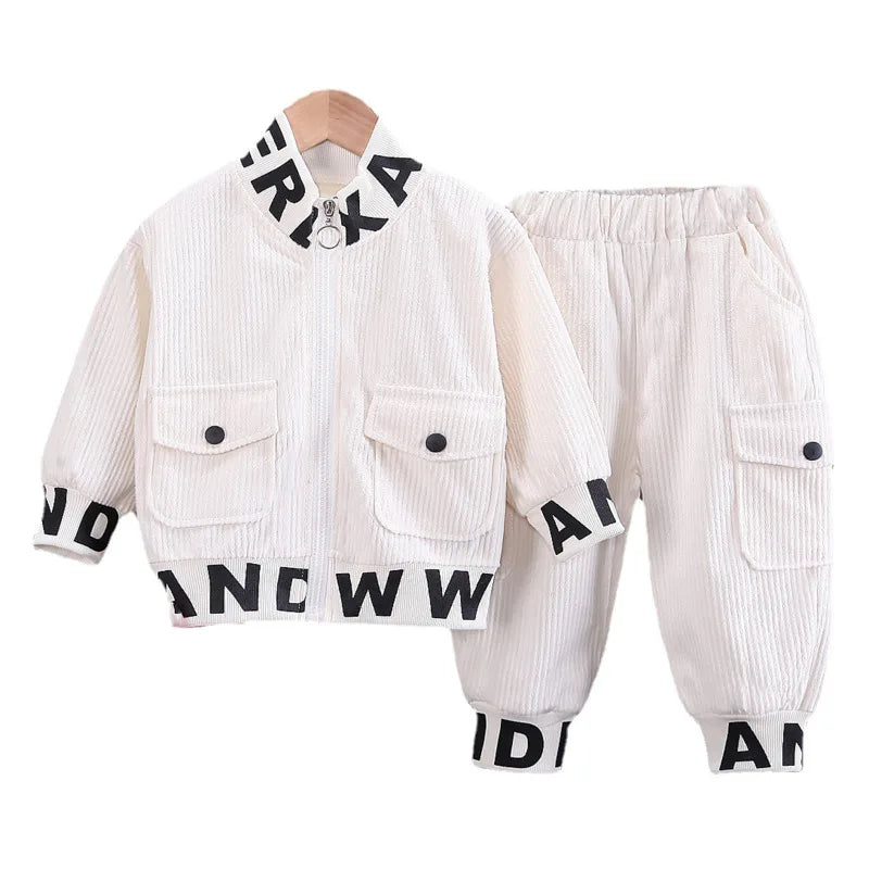 New Spring Autumn Baby Boys Clothes Suit Children Fashion Jacket Pants 2Pcs/Sets Toddler Casual Costume Infant Kids Tracksuits