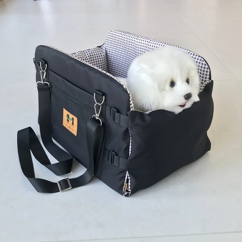 Dog Car Seat for Medium Dogs, Anti-Slip Dog Booster Car Seat Large cats Medium Dog Carrier Shoulder carrying Safety Travel Bag