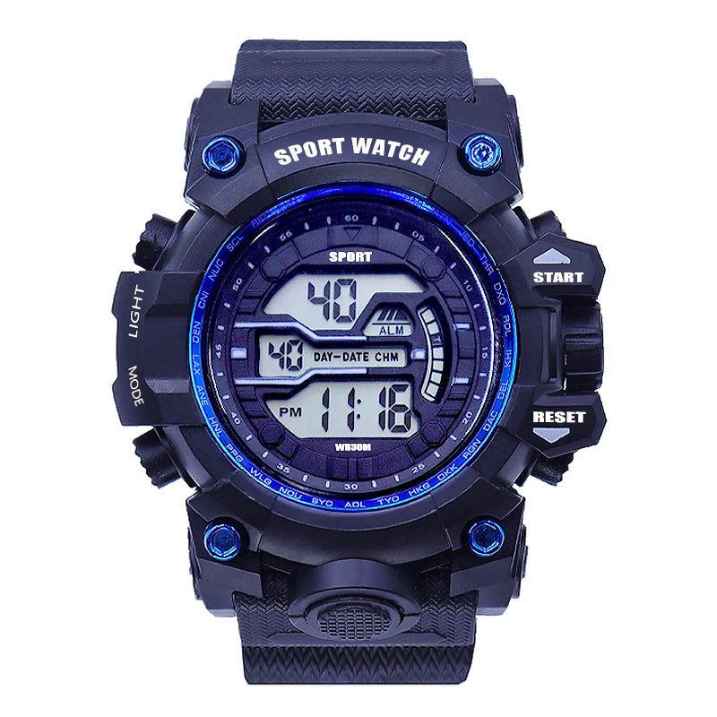 YIKAZE Y03 Men's Digital Watch Waterproof Luminous Men Sports Watches Date Army Military Electronic Wristwatch Relogio Masculino