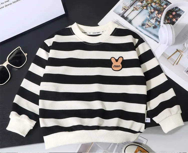 Kids Clothes Children's Sweatshirt  Boys Girls T-shirt Elastic Cotton Sweater Long Sleeve Pullover Tops Baby Children Clothing