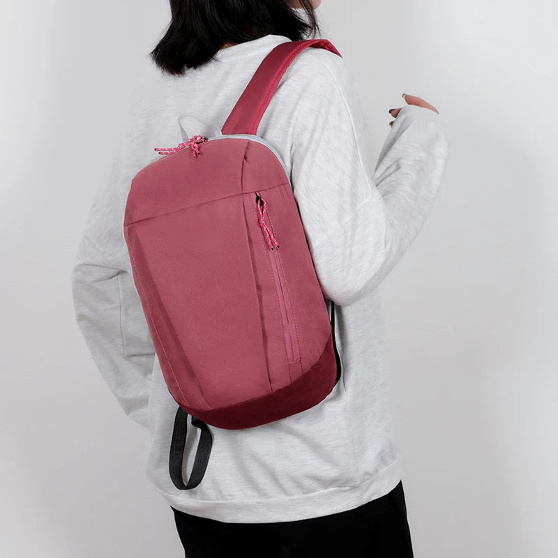 1PC Ladies Sports Travel Mini Backpack Leisure Simple Ultra Light Travel All-match Travel Backpack Men's Sports Small Bag