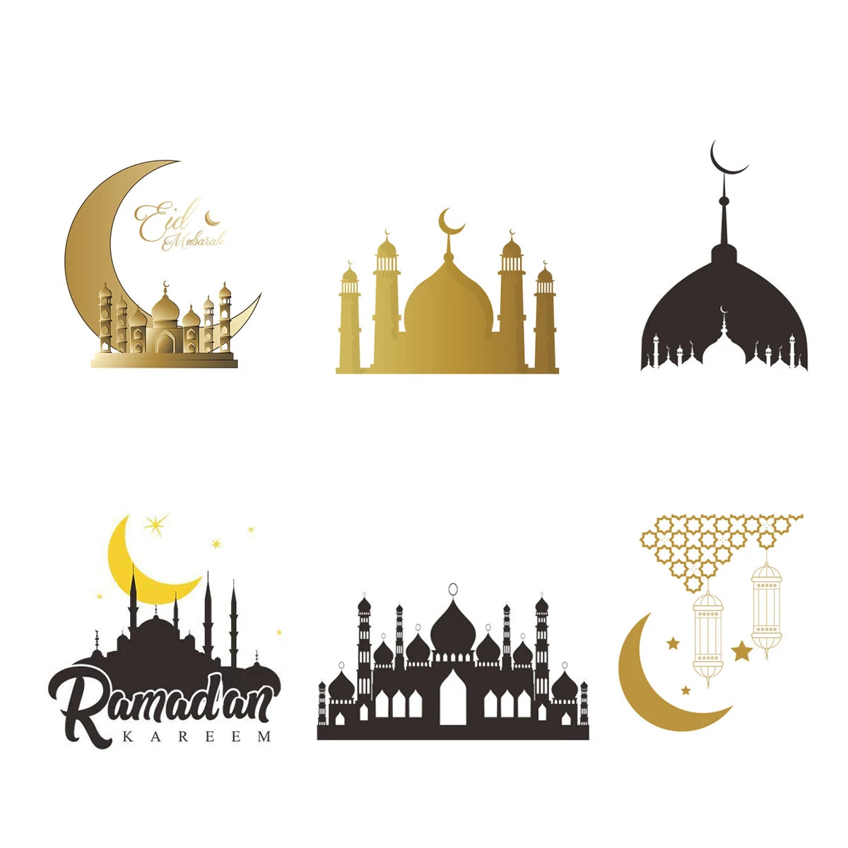 Eid Mubarak Switch Sticker Eid Ramadan Ramadan Decoration For Home 2025 Islamic Muslim Party Supplies Favors Gift Eid Al-Fitr