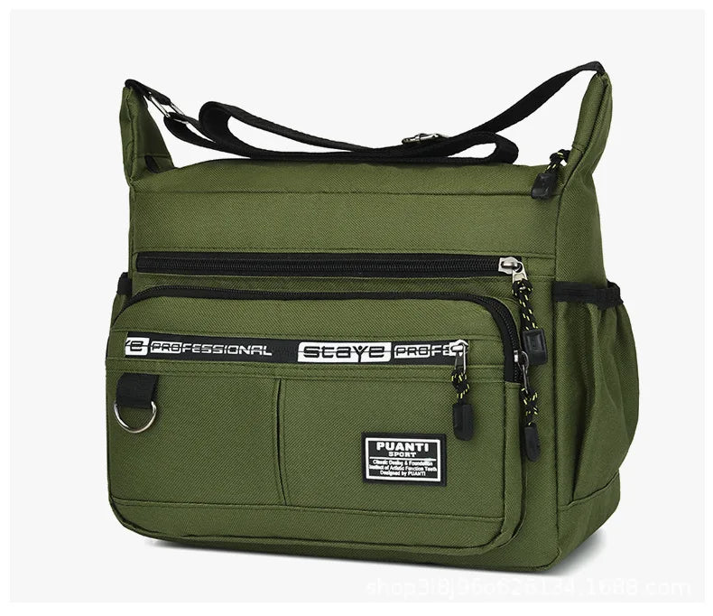 2024 Men's Messenger Bag Crossbody Shoulder Bags Men Small Sling Pack For Work Business Waterproof Oxford Packs Satchel Purse