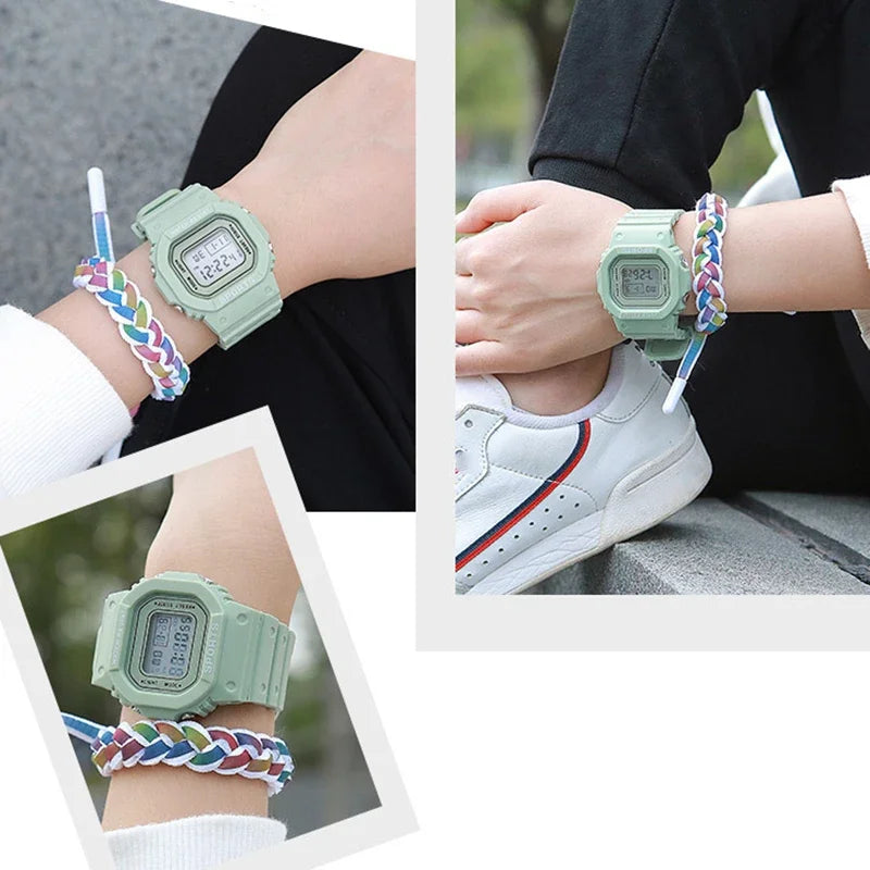 Fashion Silicone Jelly Women Watches Waterproof Sport Watch For Women Men Reloj Digital Mujer Relogio Feminino Ladies Clock