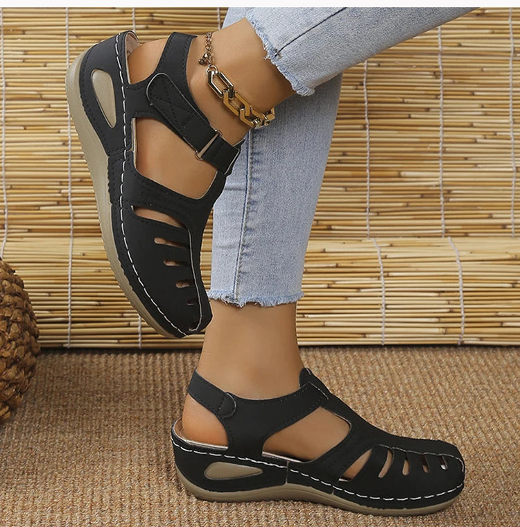 Women Sandals Shoes Summer Breathable Shoes Woman Soft Women Shoe Wedge Walking Shoes Party Women Sandal Footwear Female