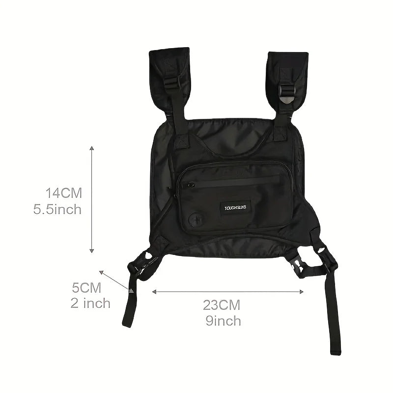 Chest Bag Hip Hop Streetwear Large Capacity Waist Bag sports casual vest bag for Men Women