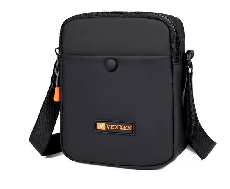 Simple Casual Mini Crossbody Bag Casual Men's Small Shoulder Bag For Men PU Leather Messenger Phone Pouch Husband Side Sling Bag