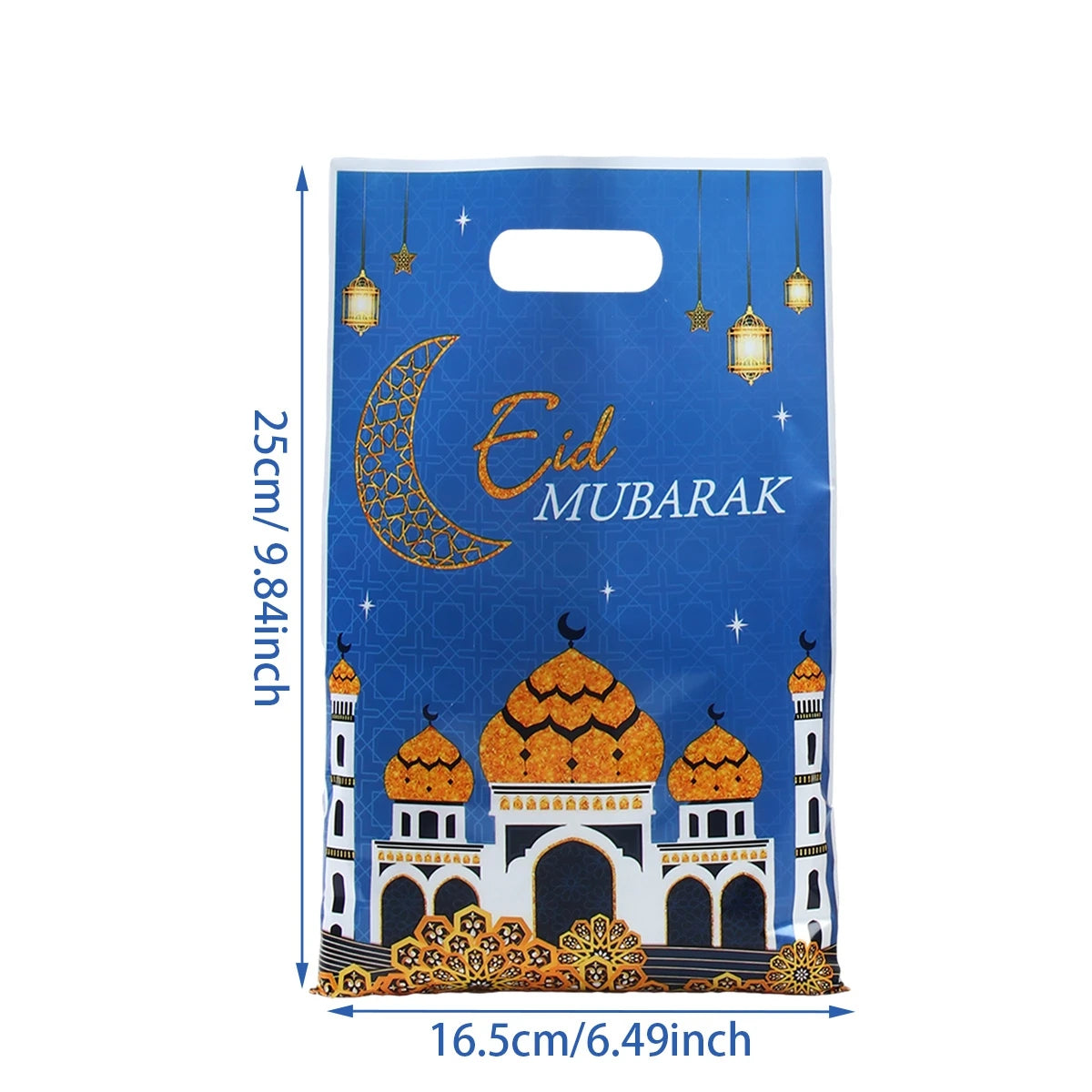 EID Mubarak Decoration Gift Bags Ramadan Decoration 2025 for Kid Candy Bags Ramadan Kareem Islamic Muslim Party Eid Al Adha Gift