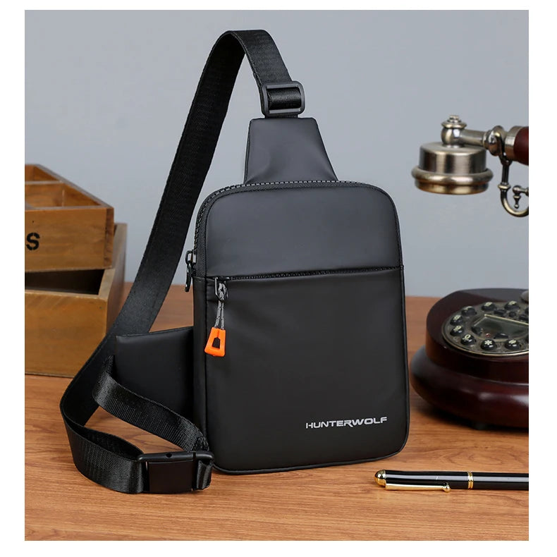 Multi-functional Men Chest Bag Outdoor Travel Bag For Men Casual Crossbody Sling Bag Small Backpack Running Cycling Chest Bag