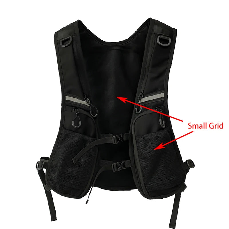 Hip-hop Streetwear Chest Rig Bag for Men Fashion Waterproof Tactical Vest Chest Packs Function Storage Backpack Nylon Pockets