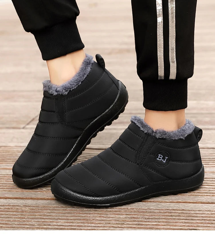 Women Boots Lightweight Winter Shoes For Women 2022 Ankle Boots Snow Botas Mujer Black Couple Waterproof Winter Boots Plus Size