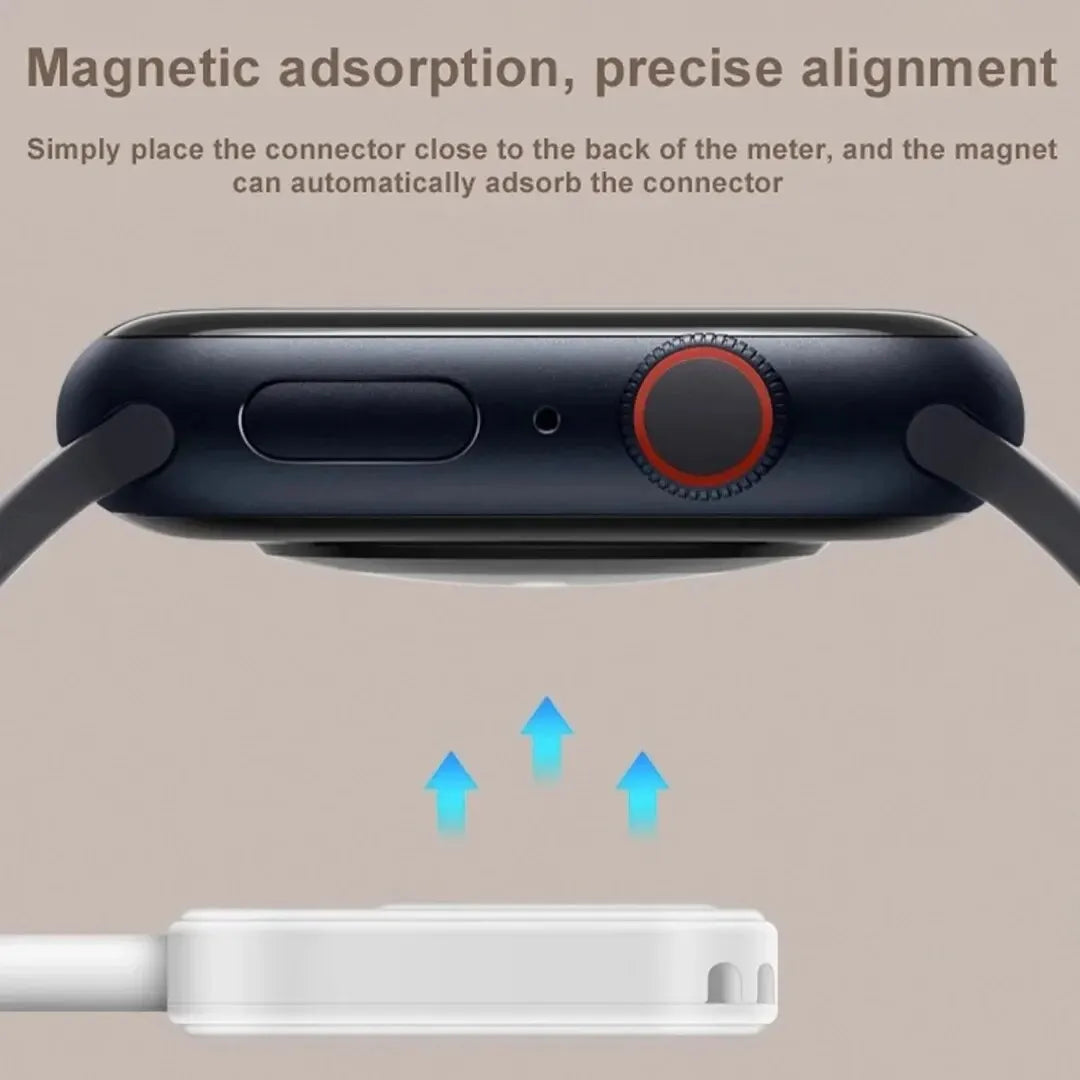 Fast Magnetic Watch Wireless Charger for Apple Watch Series IWatch 9 8 7 6 5 SE Ultra Dock Adapter Type C 8PIN Portable Charging