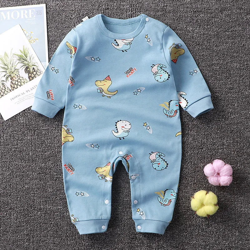 Newborn Baby Romper Girls Boys Cute Cartoon Animal stripe Clothes for Kids 0-24 months Autumn Rompers Jumpsuit Outfits Costumes