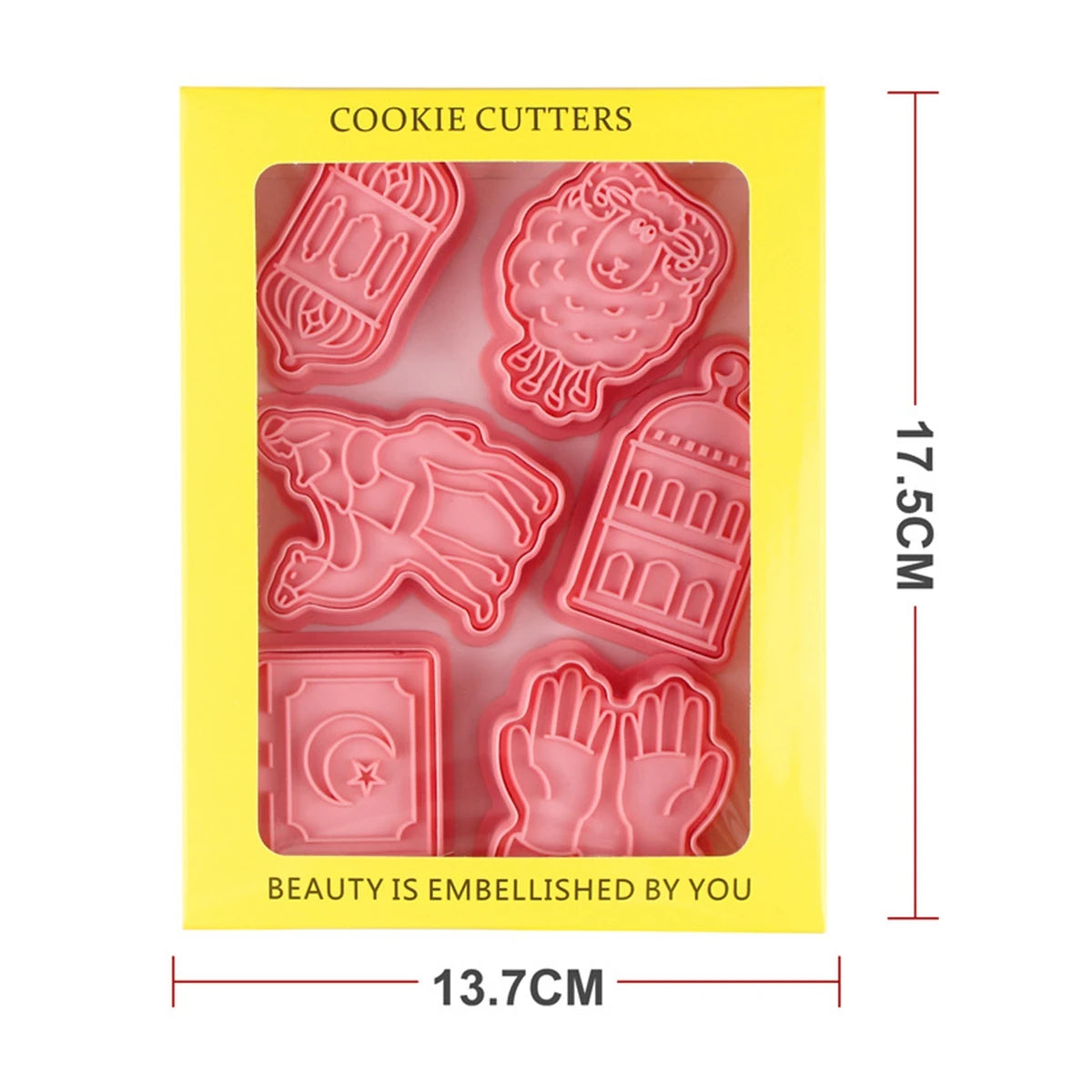 EID Mubarak Biscuit Mold Cookie Cutter 2025 Ramadan Decoration for Home Islamic Muslim Party Decor Eid Al Adha Ramadan Kareem