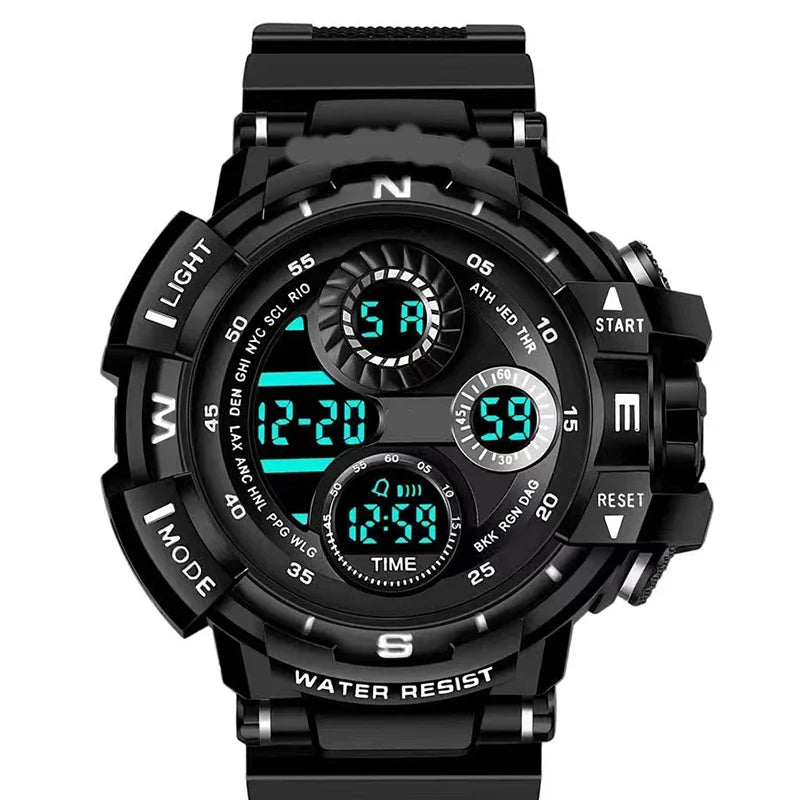 Military Digital Watch for Men Outdoor Men's Sports Watches Clock Waterproof Luminous Chronograph Student Electronic Wristwatch